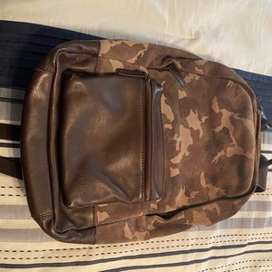 Fossil Canvas Backpack